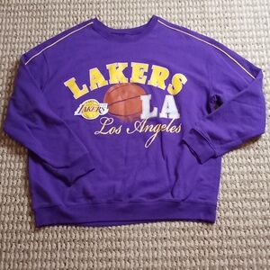NBA Los Angeles LA Lakers Basketball Plus Size Sweatshirt Sweater XXL Top